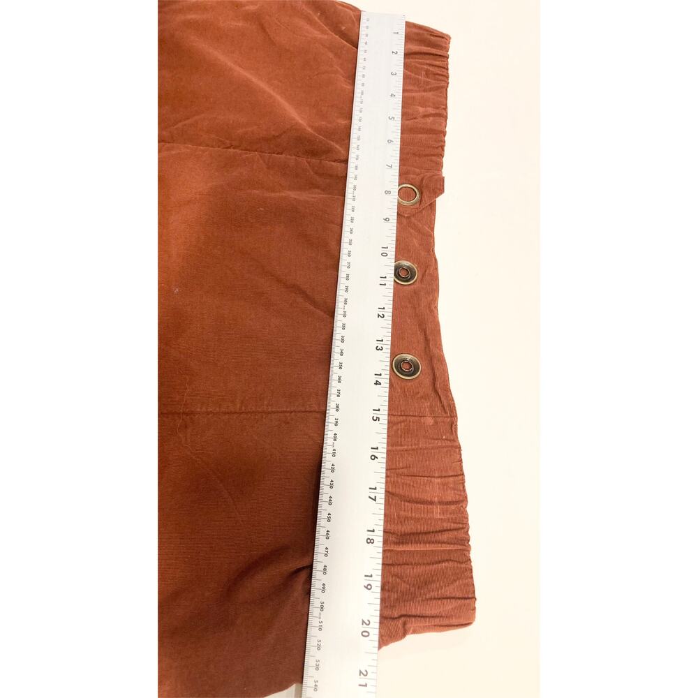 Nwot SHACK INCORPORATED Pants M Micro Corduroy Super-Wide-Barrel Drop Crotch - Picture 6 of 11